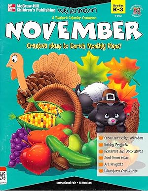 Seller image for A Teacher's Calendar Companion, November: Creative Ideas to Enrich Monthly Plans! for sale by TuosistBook