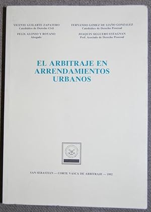 Bild des Verkufers fr EL ARBITRAJE EN ARRENDAMIENTOS URBANOS zum Verkauf von Fbula Libros (Librera Jimnez-Bravo)