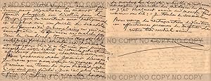 lettre autographe d'Octave Uzanne à Georges Maurevert