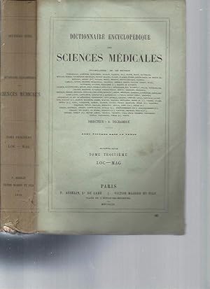 Dictionnaire Encyclopédique des Sciences Médicales (avec figures dans le texte) - 2ème série / To...
