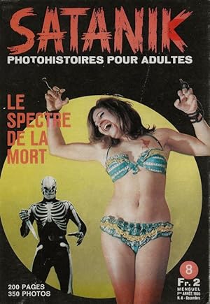 Imagen del vendedor de Satanik, Photohistoires pour adultes n 8 : Le Spectre de la Mort. a la venta por Librairie Victor Sevilla