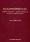 Seller image for INDAGACIONES SOBRE LA LENGUA.ESTUDIOS DE FILOLOGA Y LINGISTICA ESPAOLAS EN MEMORIA for sale by AG Library