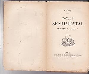 Seller image for Voyage sentimental en France et en Italie for sale by LIBRERA GULLIVER