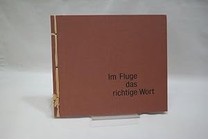 Bild des Verkufers fr Im Fluge das richtige Wort zum Verkauf von Antiquariat Wilder - Preise inkl. MwSt.