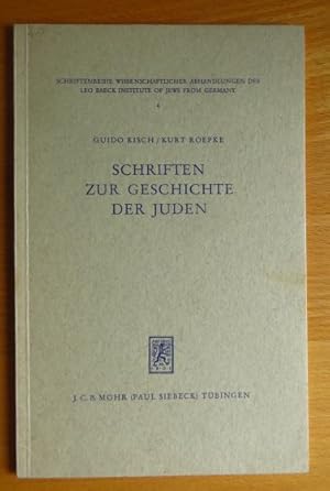 Imagen del vendedor de Schriften zur Geschichte der Juden : Eine Bibliographie d. in Deutschland u.d. Schweiz 1922 - 1955 ersch. Dissertationen. a la venta por Antiquariat Blschke