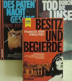 3 Bücher: Tod durch die Linse / Des Paten Nachtgesang / Besitz und Begierde