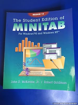 Seller image for The Student Edition of Minitab for Windows Manual - Release 12 for sale by Redux Books