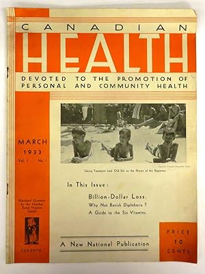 Seller image for Canadian Health: Devoted to the promotion of personal and community health, March 1933 for sale by Attic Books (ABAC, ILAB)