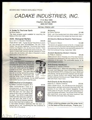 BOOKS AND THINGS AVAILABLE FROM CADAKE INDUSTRIES, INC