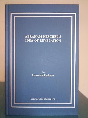 Seller image for Abraham Heschel's Idea of Revelation for sale by Library of Religious Thought