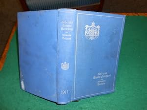 Hof- und Staats- Handbuch des Königreiches Bayern für das Jahr 1911. Herausgegeben vom Königlich ...