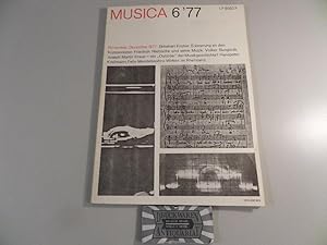 Seller image for Musica : Zweimonatschrift fr alle Gebiete des Musiklebens - 31. Jhg. 1977, Heft 6. for sale by Druckwaren Antiquariat