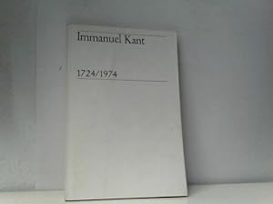 Immanuel Kant 1724 /1974 as a political thinker