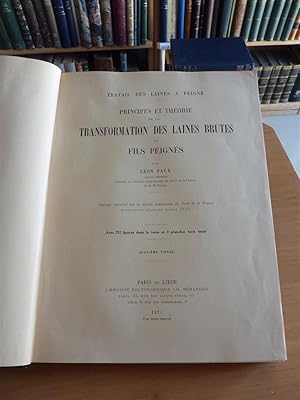 PRINCIPES ET THEORIE DE LA TRANSFORMATION DES LAINES BRUTES