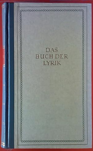 Immagine del venditore per Das Buch der Lyrik. venduto da biblion2