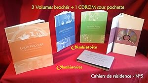 Imagen del vendedor de Cahiers de rsidence - N5 - [ 2016 ] - Fondation d'entreprise Herms - Jennifer AVERY  la Holding Textile Herms --- Clarissa BAUMANN chez l'orfvre Puiforcat --- Lucie Picandet  la Maroquinerie de Pantin ---------- 3 Volumes brochs + 1 DVD sous pochette ------------ [ Franais // ENGLISH ] a la venta por Okmhistoire