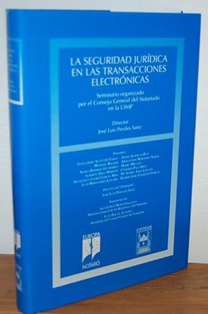 Immagine del venditore per LA SEGURIDAD JURDICA EN LAS TRANSACCIONES ELECTRNICAS venduto da EL RINCN ESCRITO