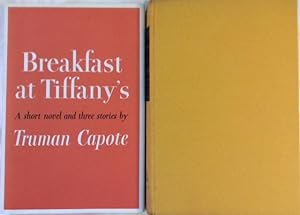 Bild des Verkufers fr Breakfast at Tiffany's: A Short Novel and Three Stories (A collector's copy.) zum Verkauf von Brainerd Phillipson Rare Books