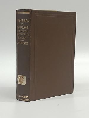 Seller image for Progress in Language with Special reference to English for sale by Queen City Books