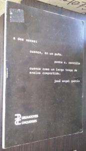 Imagen del vendedor de A dos voces: Cuenca, en un puo. Cuenca como un largo trago de ansias compartido a la venta por Librera La Candela