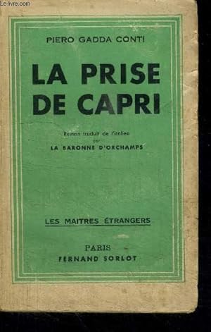 Bild des Verkufers fr LA PRISE DE CAPRI zum Verkauf von Le-Livre