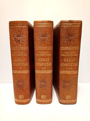 Seller image for Obras Completas [3 VOLS.] / Nueva traduccin directa del Ingls, precedida de un ensayo sobre la vida y las obras del autor, con anotaciones y bibliografa por Luis Astrana Marn; Ilustraciones de: Tomos I y III por Goi, Lozano Olivares y Armand. Tomo II por Joan Vila Grau, Lozano Olivares y Armand for sale by Librera Miguel Miranda