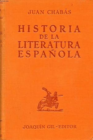Bild des Verkufers fr BREVE HISTORIA DE LA LITERATURA ESPAOLA zum Verkauf von Le-Livre