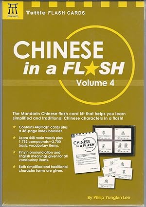 Immagine del venditore per Chinese in a Flash Volume 4 (Tuttle Flash Cards) venduto da Turn-The-Page Books