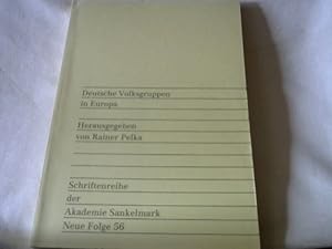 Deutsche Volksgruppen in Europa : Protokoll e. Konferenz vom 7. - 10. Oktober 1982 in d. Akad. Sa...