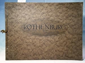 Rothenburg o. d. Tauber. Zehn (10) Ansichten im Kupfertiefdruck: Rothenburg o. d. Tauber GA - Plö...