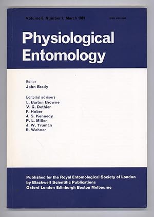 Physiological Entomology Volume 6, Number 1, March 1981