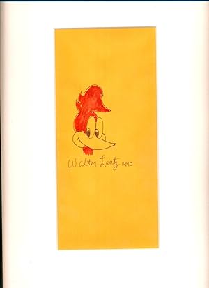 Original Hand Colored Drawing Signed, oblong 8vo, 1990