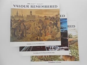 Seller image for Valour Remembered: Canada and the First World War; Canada and the Second World War; Canadians in Korea (English/French - set of three) for sale by Lindenlea Books