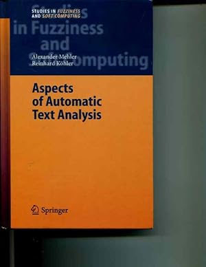 Immagine del venditore per Aspects of Automatic Text Analysis (Studies in Fuzziness and Soft Computing) 2007th Edition venduto da Orca Knowledge Systems, Inc.