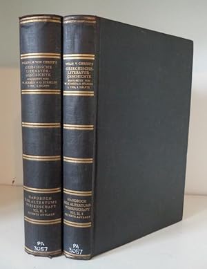 Wilhelm von Christs Geschichte der Griechischen Literatur: Zweiter Teil: : Die nachklassische Per...