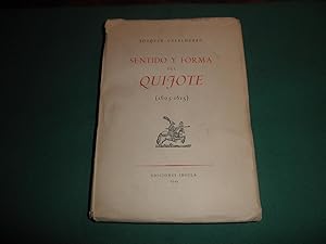 Image du vendeur pour Sentido y forma del Quijote ( 1605 - 1615 ) mis en vente par LIBRERIA ANTICUARIA EPOPEYA