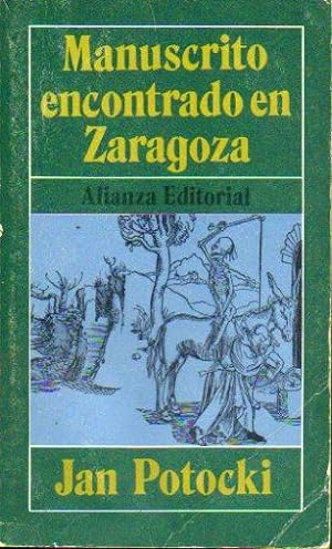 Imagen del vendedor de MANUSCRITO ENCONTRADO EN ZARAGOZA. Trad. a la venta por angeles sancha libros