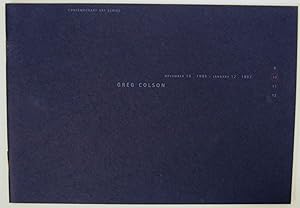 Seller image for Greg Colson: November 16, 1996 - January 12, 1997 for sale by Jeff Hirsch Books, ABAA