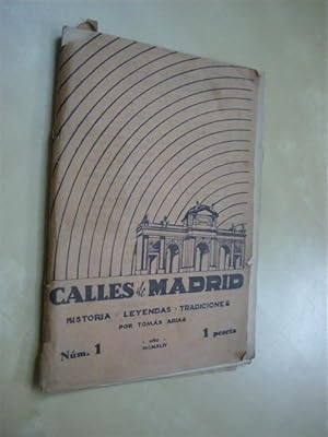 Image du vendeur pour CALLES DE MADRID. HISTORIAS, LEYENDAS, TRADICIONES. NUM. 1 mis en vente par LIBRERIA TORMOS