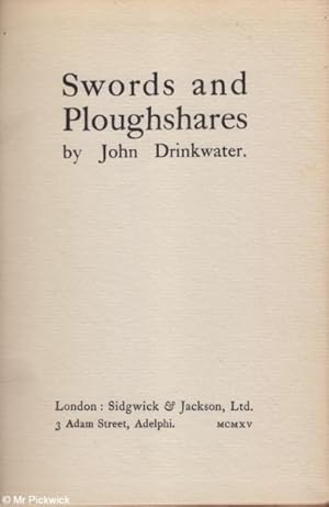 Imagen del vendedor de Swords and Ploughshares a la venta por Mr Pickwick's Fine Old Books