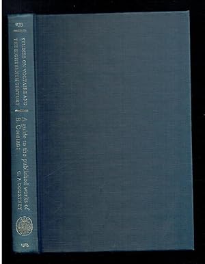 Image du vendeur pour A Guide To The Published Works Of Benjamin Constant mis en vente par Sonnets And Symphonies