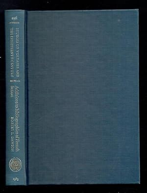 Imagen del vendedor de Additions To The Bibliographies Of French Prose Fiction, 1618-1806 a la venta por Sonnets And Symphonies