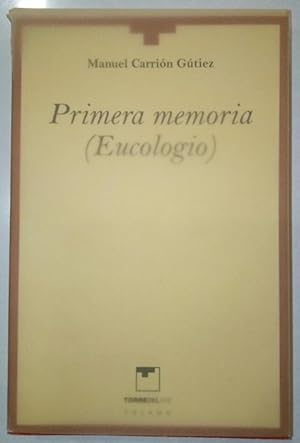 Imagen del vendedor de Primera memoria (Eucologio) a la venta por ARREBATO LIBROS