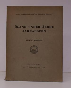 Imagen del vendedor de Oland under Aldre Jarnaldern. en Bebyggelsehistorisk Undersokning. NEAR FINE COPY a la venta por Island Books