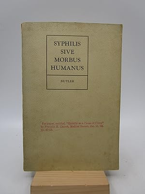 Syphilis Sive Morbus Humanus. A Rationalization of Yaws So-Called (Signed First Edition)