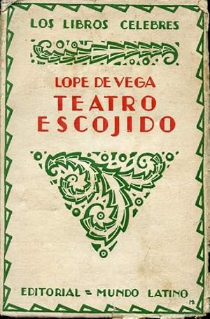 Bild des Verkufers fr TEATRO ESCOGIDO zum Verkauf von Le-Livre