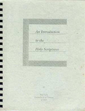 Seller image for An Introduction to the Holy Scriptures for sale by Bookmarc's