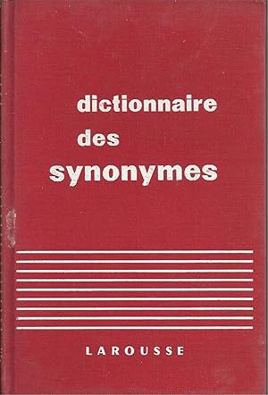 DICTIONNAIRE DES SYNONYMES