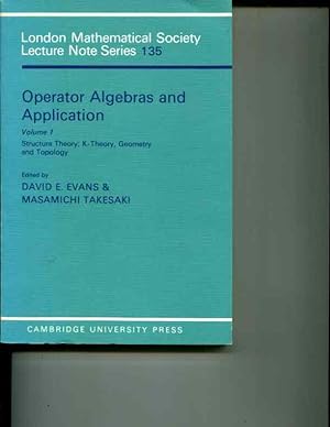 Immagine del venditore per Operator Algebras and Applications: Volume 1, Structure Theory; K-theory, Geometry and Topology (London Mathematical Society Lecture Note Series) venduto da Orca Knowledge Systems, Inc.