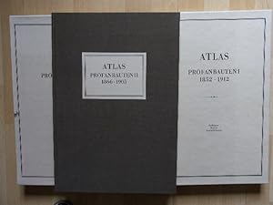 Bild des Verkufers fr Atlas der Profanbauten. I. 1852 - 1912. II. 1866 - 1905. Bearb. u. hrsg.v. M. Berger. zum Verkauf von Antiquariat Seidel & Richter